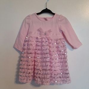 Nanette Baby Girls Tulle Dress With Rosettes